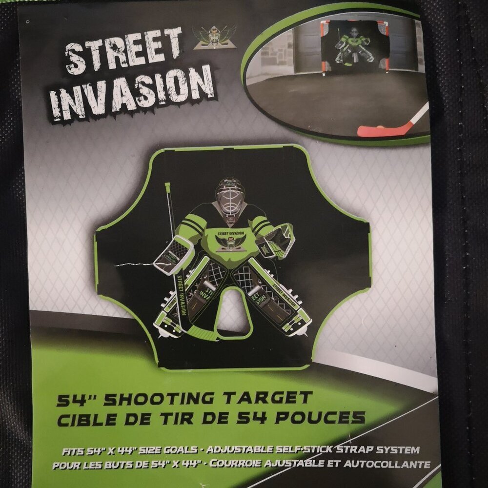 Street Invasion 54" Shooting Target Fits 54"x 44" Size Goals Black & Green New